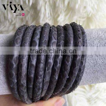 Viya Latest 100% Genuine Stingray/Python Leather for Custom Design Leather Jewelry with Wholesale Prices