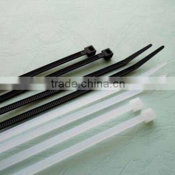 rubber cable tie black pvc plastic cable tie