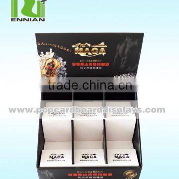 Charming Supermarket Wine Cardboard Counter Display Stand