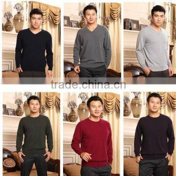 man cashmere knitting basic design sweater