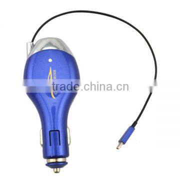 high-end piano baking paint car charger with mini size