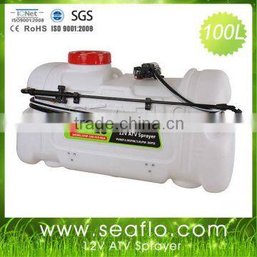 Electric Sprayer For ATV SEAFLO 100L 12V Electric DC Agriculture Tractor Boom Sprayer