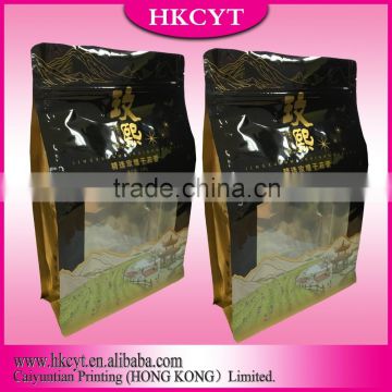 Accept Custom Laminated Material food stand up bag/zipper pouch/gusset bags