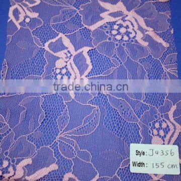 Colourful Bridal Lace Fabric With Flower for European Market