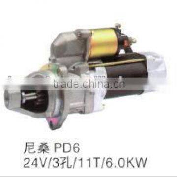 Starter Motor for NISSAN PD6 24V/11T/6.0KW
