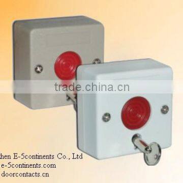 E-5Continents 5C-68 ABS case panic switch with key, white or grey color