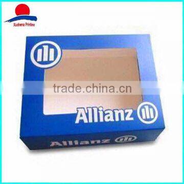 Hot Custom Printing Paper Packing Box With Window On The Front Side