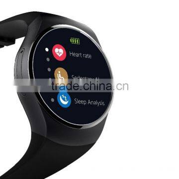 Full Display Round IPS Screen LCD MTK2502C BT4.0 Smart Watch Phone KW18 Smart Watch photo-4