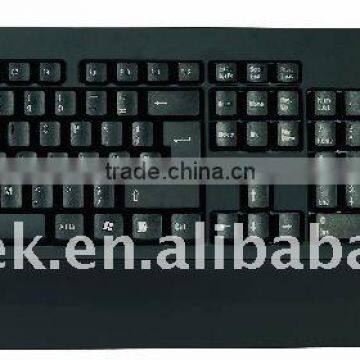 black colour mouse and keyboard 2.4g wireless combo