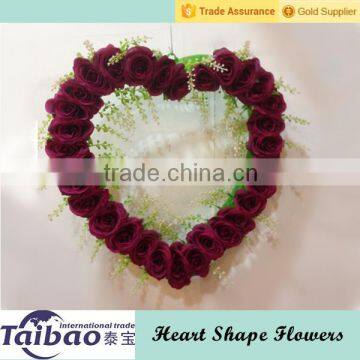 Factory direct wholesale heart shape decorative flower balls