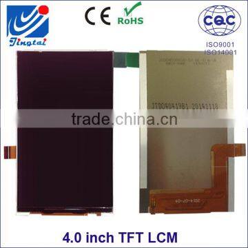 4.0 inch mipi tft display, 480*800 25pin mini open frame lcd monitor