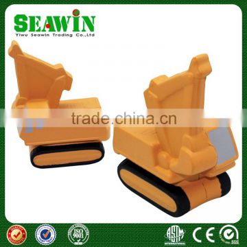 PU foam excavator anti stress toy excavator