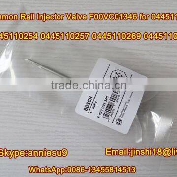 Common rail injector valve F00VC01346 for 0445110253, 0445110254, 0445110257, 0445110269, 0445110270