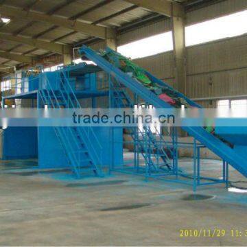 Inclined Magnetic Rollor PUR Belt Conveyor