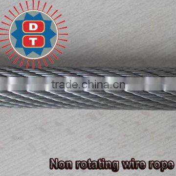 Non rotating wire rope