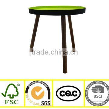 MDF colorful coffee table wooden table