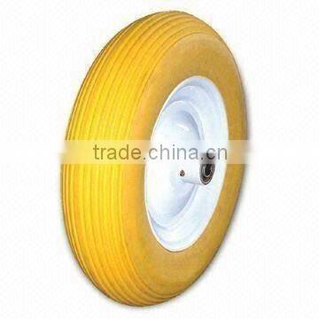 PU wheel for wheelbarrow 3.50-6