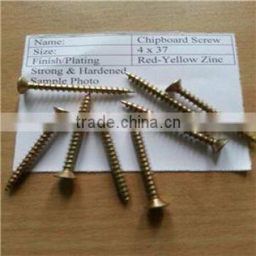 Zinc Plating Din 7982 Countersunk Head self Tapping Screw