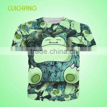 Custom Mens 100% Polyester Wholesale Blank T-shirts photo-3