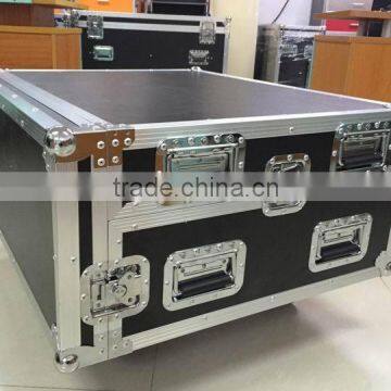 audio speaker mixer alunimum road case with drawers