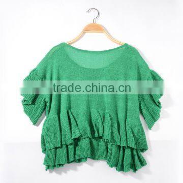 Ladies Fancy Sweater Cheap Sweater Spring&winter Comfortable Woman Woolen photo-2
