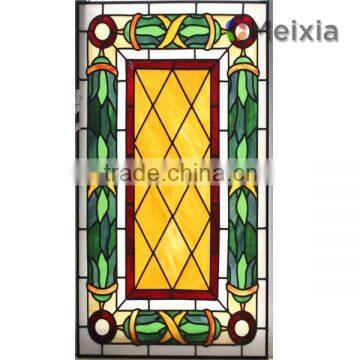 2014 tiffany stained glass windom panel custom