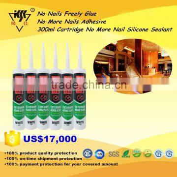 No Nails Freely Glue No More Nails Adhesive 300ml Cartridge No More Nail Silicone Sealant