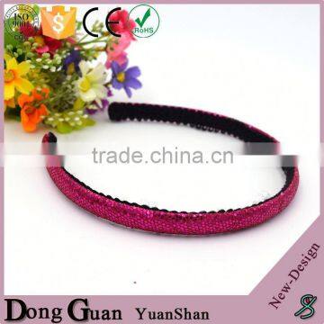 2016 new design boutique baby knot headband phone cord elastic hair band girl plastic bands