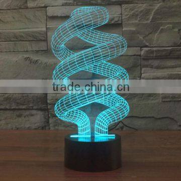 3D lamp, decorative LED night light, colorful light 3D