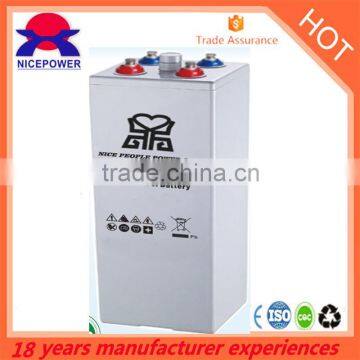 OPzV tubular GEL 2v OPzV battery 2v1200ah for solar system