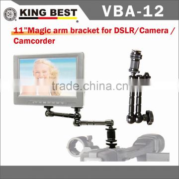 KINGBEST Hot Shoe Bracket / 11"Magic arm bracket forDSLR / Camera / Camcorder / Camera Flash Holder / Professional Camera