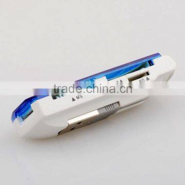 Multi USB 2.0 Card reader for SD, MS, M2, Microsd with 4 slot