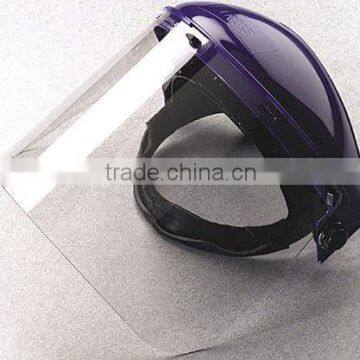 transparent petg visor and pc visor safety face mask with shield manufacturer pass ANSI/ISEA Z87.1-2010