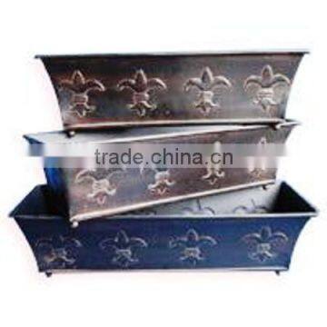 GARDEN PLANTER, METAL PLANTER, DECORATIVE PLANTER