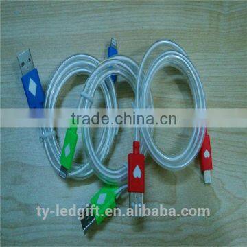 2015 Hot Sale Products Portable Usb Charging Line Micro USB Led Cable photo-6