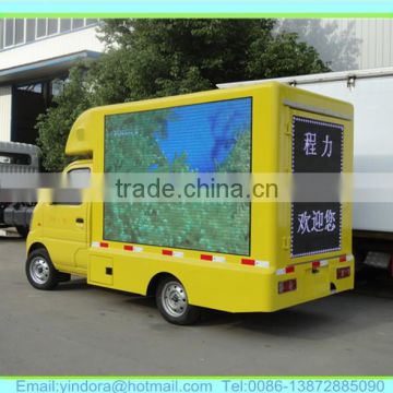 Changan made in china led screen truck, digital advertising truck, mobile led publicity truck