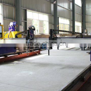 Light duty gantry cnc flame cutting machine plasma cutter two torches dual use