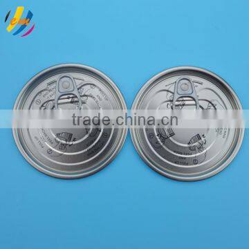 307# (83mm ) Round full opening easy peel tinplate easy open lid