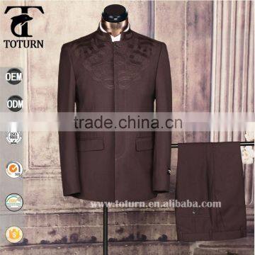 New Products 2016 High Quality Low Investment High Profit Business Oem Factory Dark Grey Pictures Formal Dress Men Wedding Suits