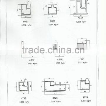 high quality kitchen aluminum profiles