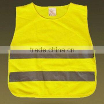 fluo-yellow safety vest for children