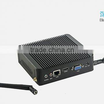 Haswell Nuc Barebone Fanless Mini PC Win10 Wintel Core i3 4010Y i5 4210Y 4K HTPC Graphics HD 4200 Optional 300M Wifi Bluet photo-2