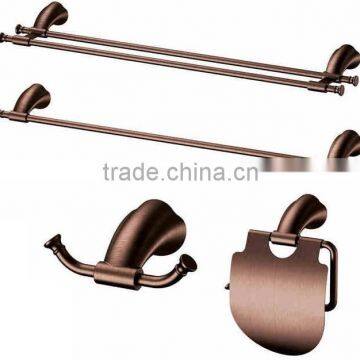 Antique Bronze ORB metal Bathroom Accessory Towel Bar Rack Hook toilet Paper Holder 4pc Set