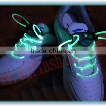 awesome LED shoelaces flashing with 7 colors,cheap price for promotion