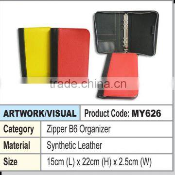 zipper b6 organiser