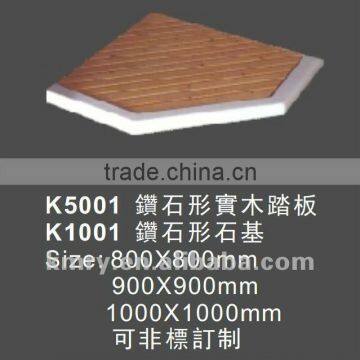 Diamond Plastic Wood Shower Tray (K5001)