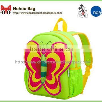 NOHOO Butterfly Waterproof Kids Bags Neoprene Fashionable School Bags Cartoon Animals School Bags