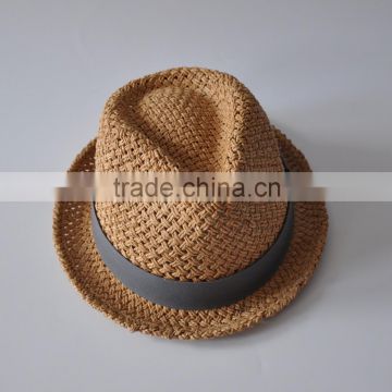 New arrival plain color wholesale hat straw