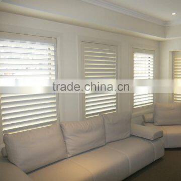 China custom made natural Anodise custom white pvc blinds