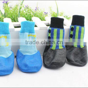 dog anti-slip shoe socks pet imperbeable shoes